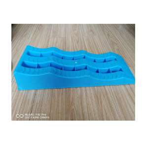 Cales de roue légères et durables de qualité supérieure avec poignée pratique pour caravanes et camping-cars - Lot de 2 butées robustes - Product Image 1