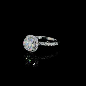 แหวนเพชรเงินแท้ VVS จากผู้ส่งออกอินเดีย สำหรับงานแต่งงาน งานหมั้น งานเลี้ยง และเป็นของขวัญ ราคาดีที่สุด - Product Image 6