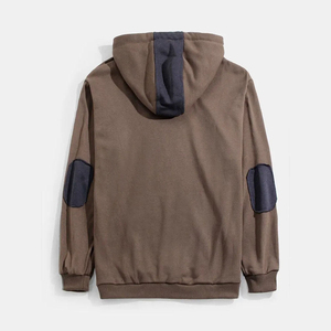 Sweat à capuche personnalisable pour homme, hiver, épais, respirant, en polyester/coton, gaufré, style survêtement - Product Image 2