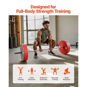 Bilanciere Cromato da 6 Piedi con Impugnatura Zigrinata per Allenamento di Forza e Sollevamento Pesi, Adatto per Dischi da 2 Pollici, Capacità 20 kg - Product Image 3