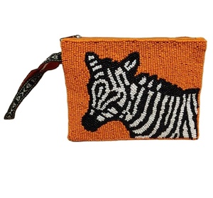 Hermosa pastilla bordada a mano con cuentas Mini bolsa con cremallera elegante moda y elegante lujo de Hiba Enterprises - Product Image 5