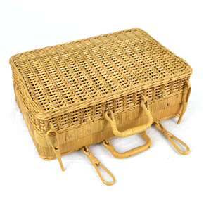 Maleta de viaje de ratán, maleta tejida a mano de primera calidad, maletas vintage para almacenamiento, al precio más bajo - Product Image 3