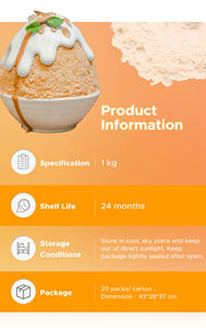 Signwin ไอศกรีม bingsu รสมะนาวน้ำผึ้งผสมน้ำตาลบรรจุในถุง - Product Image 3