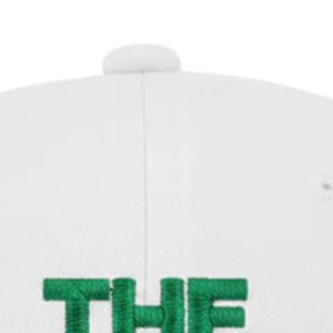 AKA Club <b>Series</b> Hat White Embroidered Cotton Baseball Cap Adjustable Curved Brim Casual Unisex Sports Outdoor Cap - Product Image 2