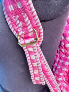 Sac à dos scolaire pliable en coton matelassé, mignon, avec bretelles et fermeture éclair, pour étudiants du collège et du lycée, léger, durable, grande capacité - Product Image 2