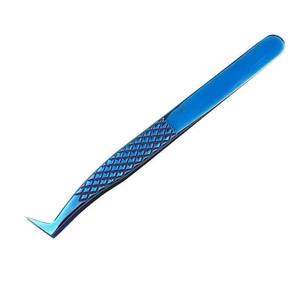 Pince à épiler de précision en acier inoxydable 12,5 cm à pointe lisse - Product Image 2