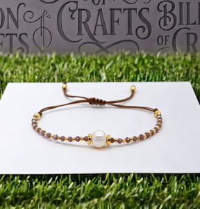 Bracelet en perles plaqué or pour femme, bijoux fantaisie, perles de cristal, bracelet d'amitié bohème, bracelet de plage, coffret cadeau - Product Image 6