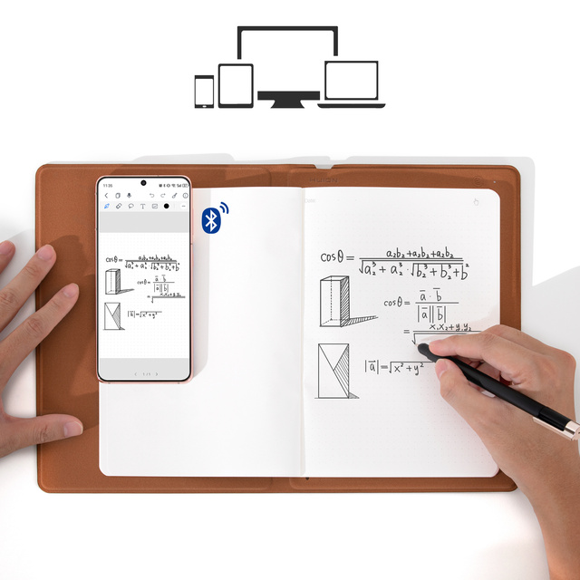 Huion Note X10 Business Recording Playback Drawing Wireless Connection Multifunction Digital Smart Notebook With Pen