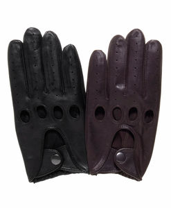 Gants de conduite unisexes en cuir véritable de qualité supérieure, classiques et luxueux, avec sangle de poignet réglable, imperméables, respirants et à séchage rapide - Product Image 4