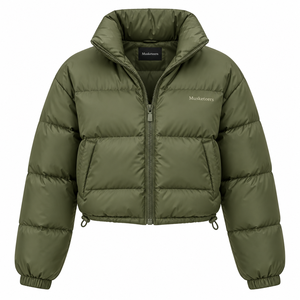 Chaqueta Acolchada de Moda 2026, Chaqueta de Invierno de Manga Larga, Cálida, Talla Grande para Mujer, Transpirable, Impermeable y Reversible - Product Image 1