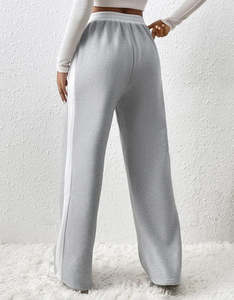 กางเกงวอร์มสีเทาแบบใหม่ล่าสุดปี 2026 ทรงหลวมเอวสูง ใส่สบาย มีกระเป๋า ทรงขาตรง เหมาะสำหรับใส่ลำลอง - Product Image 6