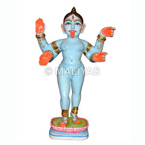 Statue de la déesse Kali Maa pour temple |   Marbre Premium Kali Murti – Maliyas - Product Image 1