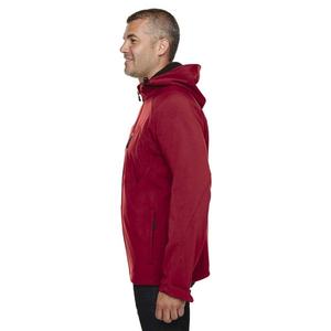 Vestes softshell décontractées pour hommes, hiver, 100% polyester, manteaux chauds standard, doublure polaire, capuche, col montant, imperméables, coupe-vent - Product Image 6