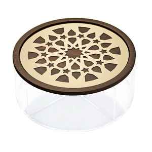 Handmade Exclusive Quality acrylic <b>Sweets</b> Boxes With Metal Lid Set of 3 Different Sizes Table Top <b>Sweets</b> <b>Box</b> - Product Image 4