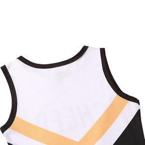 Tenue de Cheerleader pour Filles, Costume de Cheerleading pour Enfants, Tenue d'Entraînement avec Pompons - Product Image 5