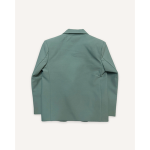 เสื้อเบลเซอร์เด็กชายสีเขียวเซจแบบเรียบหรูสไตล์ทางการ - Product Image 3