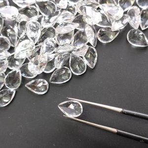 Topacio Blanco Natural 9x6MM Corte Pera, Calidad Superior, Calibrado, Gema Suelta para Joyería de Diseño, Red Mountain Gems - Product Image 4