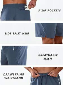 Pantalones Cortos Deportivos para Hombre, para Correr, Gimnasio, Tenis, Secado Rápido, Deportes Activos, Senderismo, Baloncesto - Product Image 5