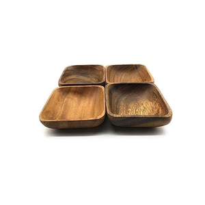 Tazón de ensalada de madera ecológico para ensaladas redondas y utensilios de cocina de tamaño personalizado, fabricante de artesanías de la India para restaurantes. - Product Image 5