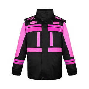 Veste de sécurité réfléchissante de qualité supérieure Cosh Sports, design durable noir et orange avec coupe athlétique pour une haute visibilité - Product Image 4