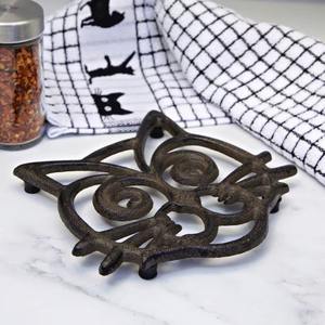 Classic Design Metal Trivet for Hot Pots Heat Resistant Kitchen <b>Table</b> <b>Protector</b> High Strength Metal Trivet Heat Resistant - Product Image 2