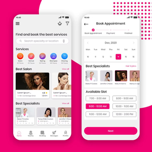 Royalcraft Salon Booking Mobile App Development for Android iOS with Staff Scheduling Customer Dashboard Appointment Management - Product Image 1