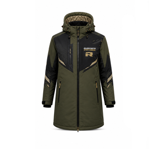Vestes longues en textile à marque privée, manteaux d'extérieur confortables, vêtements décontractés pour tous les jours, vente en gros, logo personnalisé, vestes longues en textile - Product Image 6