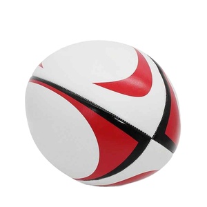 Ballon de rugby de qualité supérieure en cuir PU, taille officielle, logo personnalisé, portable, pour entraînement et match, léger et durable - Product Image 4
