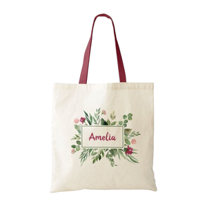 Bolsa de Mano Ecológica Personalizada para Bodas |   Bolsa de Regalo de Lona de Algodón Orgánico |   Bolsa de Compras Reutilizable para Damas de Honor al por Mayor - Product Image 1