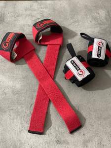 Muñequeras de Entrenamiento con Neopreno y Correas Elásticas en Forma de 8 para Levantamiento de Pesas, Set de Accesorios de Gimnasio de Alta Elasticidad - Product Image 3