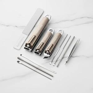BAFA SURGICAL INSTRUMENTS Juego de 12 Piezas de Acero Inoxidable para Manicura y Pedicura, Kit Portátil de Cortauñas con Bolsa de Almacenamiento para Uñas de los Pies - Product Image 2