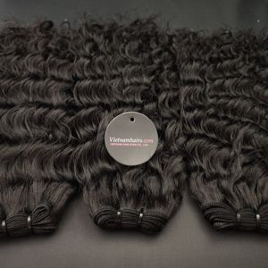 Vente en gros 2025 Meilleur Prix Trame de Cheveux Qualité Premium 100% Extensions de Cheveux Humains Vietnamiens Pleine Cuticule Double Extrémités de Cheveux Dessinés - Product Image 1