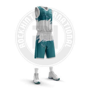 Conjunto de Uniforme de Baloncesto Hecho de Material de Poliéster, Duradero, Suave y Cómodo, Ideal para Clubes, Escuelas y Días de Partido - Product Image 3