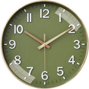 Decorative Analog <b>Wall</b> <b>Clock</b> Rajasthani Elephant Painting Brown Wooden <b>Clock</b> for Living Room - Product Image 3