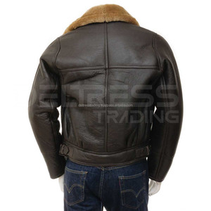 Blouson de Moto en Cuir de Mouton pour Homme, Vêtements de Course Automobile - Product Image 4