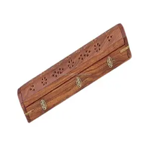 所有类型的木制香炉棺材盒熏香架 & 锥形燃烧器手工雕刻Agarbatti支架