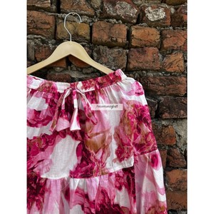 Wholesale Cotton <b>Skirt</b> Handmade Summer Long <b>Skirt</b> Dress Beach Maxi Style <b>Skirt</b> Floral Print Long <b>Skirt</b> Women's Casual <b>Skirt</b> - Product Image 2