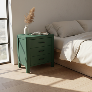 Mesa de Centro Moderna con 3 Cajones, MDF de Acacia, Chapa de Acacia, Marca KP, 1 Año de Garantía - Muebles de Salón, Mesa Auxiliar/Mesita de Noche - Product Image 4