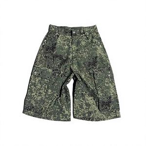 Wholesale Customized <b>Cargo</b> Men's Camouflage Shorts Print Utility Pockets Loose Fit Mid Waist Casual Summer Style 100% Cotton - Product Image 6