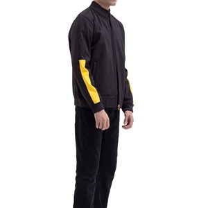 Blousons Bomber Homme Printemps Anti-Plis Coupe-Vent Décontractés en Nylon Enduit à Manches Longues avec Fermeture à Bouton Unique – Grande Vente - Product Image 3