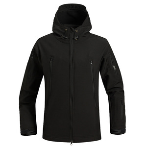 เสื้อแจ็คเก็ตทหารผู้ชายแบบ Softshell กันน้ำสำหรับกิจกรรมกลางแจ้ง มีซิป หลายสี ลายพราง พร้อมฮู้ด - Product Image 1