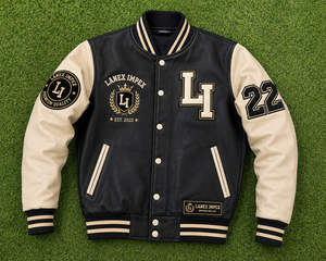 Custom OEM Varsity Letterman Jacket Men Leather Baseball College Jacket Embroidered Chenille Patch Bomber Jacket Bulk Wholesale - Product Image 6