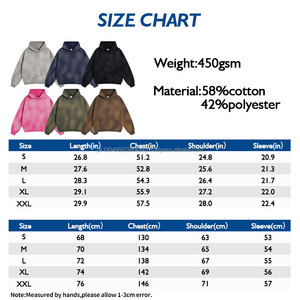 2025 hommes 450GSM rétro décontracté Streetwear sweats à capuche surdimensionné Splash encre détresse déchiré singe lavage teint en aérosol pour l'hiver - Product Image 3