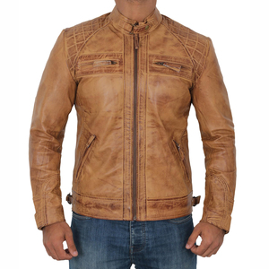 Chaqueta de invierno para hombre 100% piel de vaca natural, abrigo de cuero auténtico para hombre, ropa masculina, chaqueta de cuero de invierno para hombre - Product Image 5