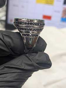 Bague de championnat personnalisée en moissanite ronde, en argent 925 original, pour homme, style Iced Out, bijou de déclaration, charme hip-hop pour soirée - Product Image 2