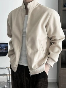 เสื้อแจ็คเก็ตมีฮู้ดแบบซิปเต็มตัวสำหรับผู้ชาย สีน้ำตาลกลางแจ้ง ปรับแต่งด้านหน้าได้ น้ำหนักเบา กันน้ำ กันลม เสื้อโค้ทขนแกะสำหรับฤดูหนาว เหมาะสำหรับการเดินป่า - Product Image 5