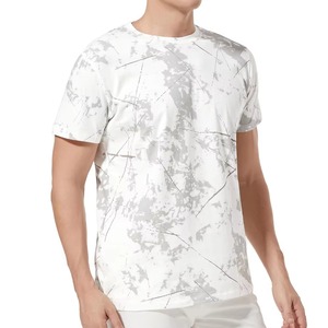 T-shirts de sublimation à col rond de haute qualité, personnalisés, à séchage rapide, 100% coton, pour hommes, poids lourd 320g - Product Image 1