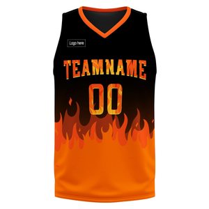Basketball Jersey Set Reversible Youth Uniform XS Size Breathable Custom Designed Basketball Wear for Summer Season - Product Image 2