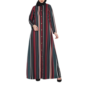 Printed Design Maroon Color New Islamic Dress <b>Abaya</b> Plus Size Lightweight Comfortable Breathable Womens Wholesale Customized - Product Image 4