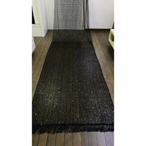 Combinaison de soirée FB Designer en noir avec des sequins et des broderies pour les occasions spéciales - Product Image 4